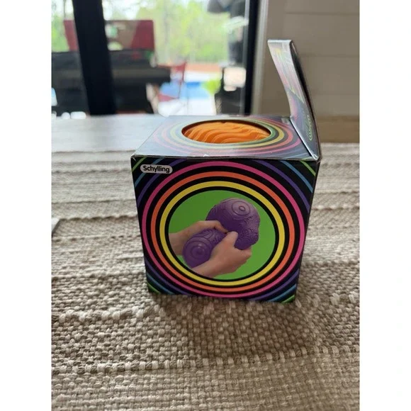 NeeDoh | Toys | Orange Super Needoh Ripples Xl Textured Nee Doh Ball ...